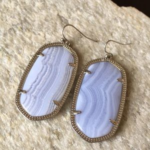 Kendra Scott Blue Lace Agate Danielles